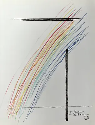 Man Ray 1974 Original Lithograph  Invasion De L’espace  Plate Signed Rare • $179
