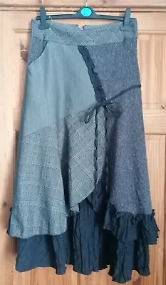 Vintage Retro Style Ladies Long Skirt Size 12 Models Browns • £8.99