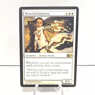 Mesa Enchantress Rare Core M12 Magic The Gathering 25/249 MTG Creature Card • $1.50