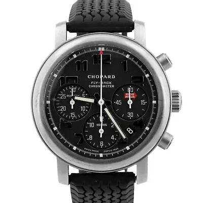 £2470.03 • Buy Chopard Mille Miglia Black Titanium 40mm Jacky Ickx Rubber Strap Watch 8902