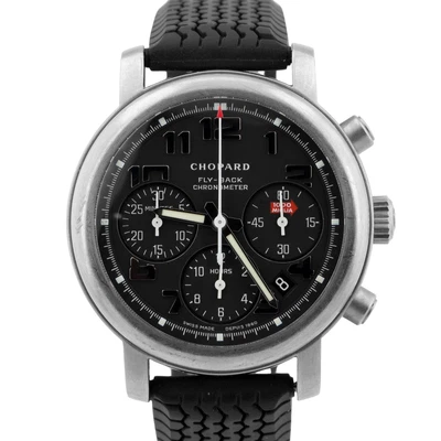 £2470.03 • Buy Chopard Mille Miglia Black Titanium 40mm Jacky Ickx Rubber Strap Watch 8902