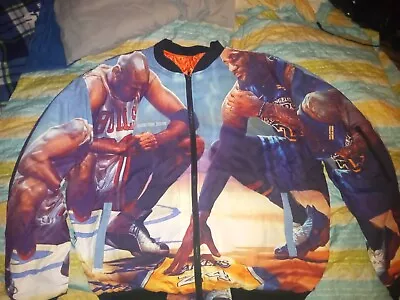 2XL Michael Jordan LeBron James Kobe Bryant Memorial NBA Sports Jacket New  • $70