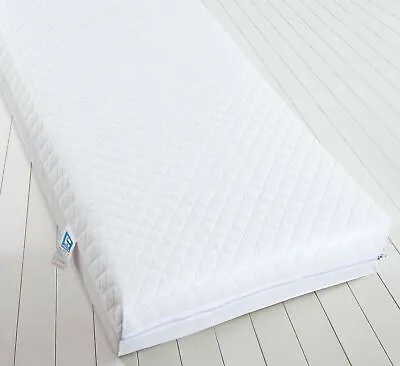 Baby Cot Bed Toddler Quilted Mattress Waterproof Breathable Comfort Baby Sleep • £39.99