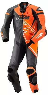 KTM MotoGp Personalized Racing Suit CE Protected All Leather Motorbike Racing • $260.99