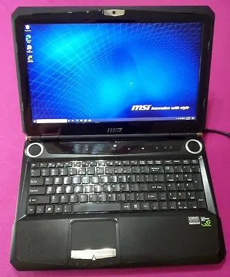 MSI GT680R Laptop I7-2760qm 2.4-3.5Ghz 16GB Ram 512GB SSD NVIDIA GTX M3000M W10 • $299