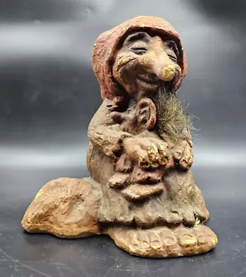 Nyform Troll 5.5” Mother & Child #179 Handmade In Norway Vintage 1990s • $49.98