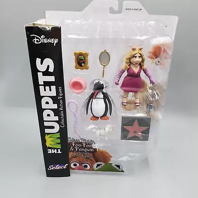 Muppets Miss Piggy Foo Foo Penguin Action Figure Multi Pack Diamond Select Toys • $82.27