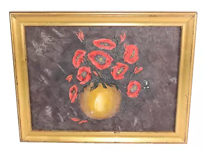 Mid Century Still Life Oil Painting On Canvas  By Artist Gladys Jones Framed • $89