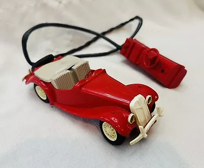 Vintage ANDY GARD Red M G SPORTS CAR Battery Operated Toy Made In USA • $20