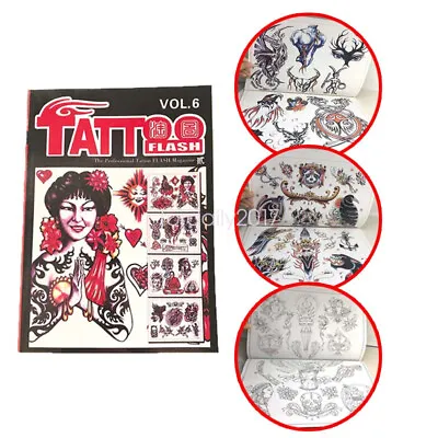 £12.96 • Buy Tattoo Art Design Flash Manuscript Sketch Book Demons Elves Angels Lions Etc