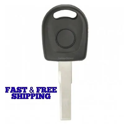 $7.99 • Buy 1  Ignition Key Blade With Blank 48 Transponder Chip For VW Polo Golf SEAT Hu66