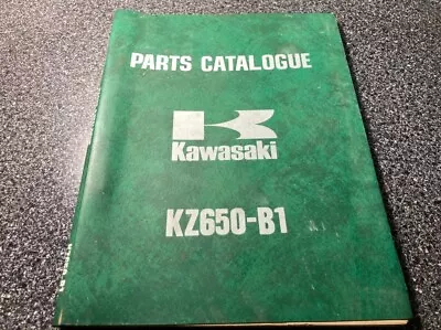 OEM Kawasaki KZ650 Parts Manual Catalog Catalogue Work Shop Book Vtg Mc • $32.95