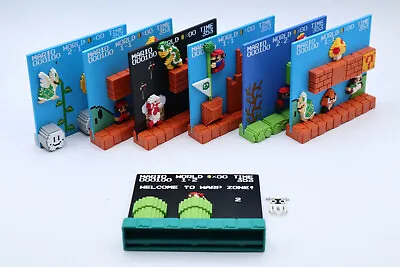 Super Mario Bros Nintendo Dotgraphics Stage Figures Rare Magnets Set Banpresto • $199.99