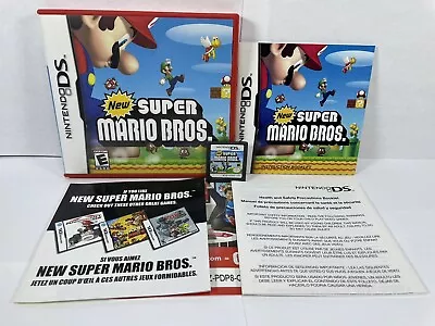 New Super Mario Bros (Nintendo DS 2006) AUTHENTIC Complete CIB TESTED! • $22.99