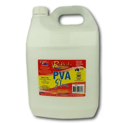 $48.95 • Buy 5L PVA Glue F Slime Water Base Craft Glue Bullk Non Toxic Art School Project 