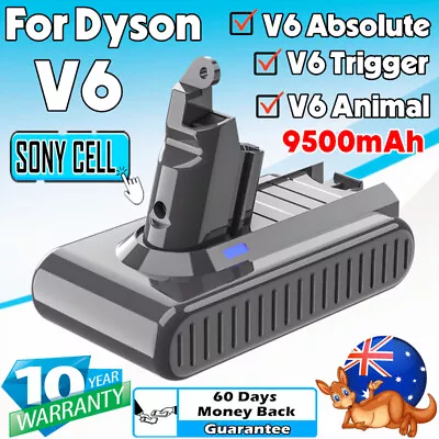 9.5Ah Replacement Battery For Dyson V6 Animal Absolute Trigger SV04 SV03 DC72 AU • $9.99