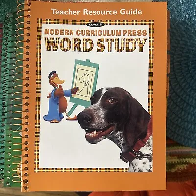 Modern Curriculum Press Word Study: Phonics Level D Teacher's Resource Guide • $50