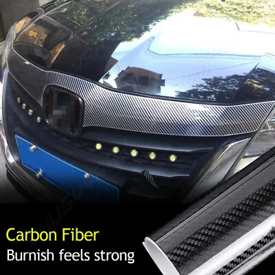 Carbon Fiber Vinyl Car Auto 7D Glossy Wrap Sheet Roll Film Sticker Decal Paper • $13.99