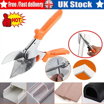 £9.99 • Buy Multi Angle Cutter Shear Mitre Shears Gasket Cutter Trim Bead Snips Steel Blade