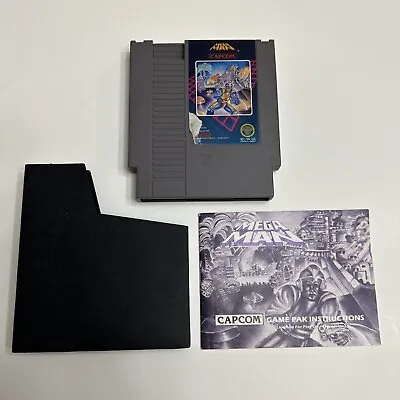 1987 Capcom NES Mega Man 1 Cartridge W/Manual Nintendo Working CHRISTMAS GIFT 🎄 • $134.99