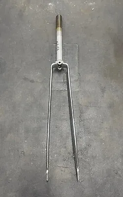 Vintage Road Bicycle Fork 1  Threaded Chrome Steel Bike Parts 27” • $34.99