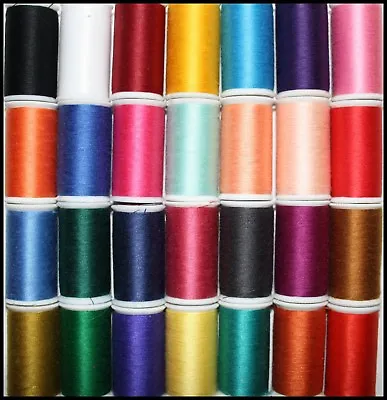 Lesur Sateen 100% Polyester Cotton Sewing Thread 100m Spools Machine Hand • £18.80