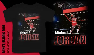 Michael Jordan  Free Throw Line Dunk  Full Graphic T-shirt • $29.99