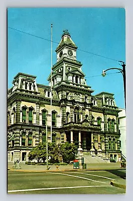 Zanesville OH-Ohio Muskingum County Courthouse Built 1877 Vintage Postcard • $7.99