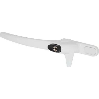 ERA PVCu/Timber Cockspur Locking Window Handle Left Hand White • £6.50