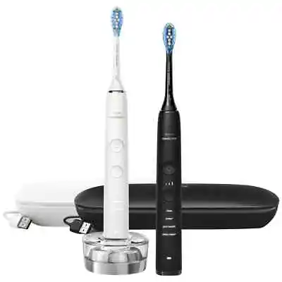 $500 • Buy Philips Sonicare DiamondClean 9000 Black & White Electric Toothbrush Value Pack