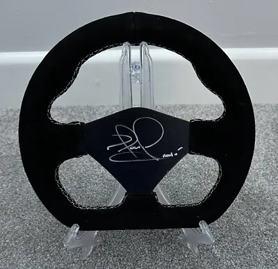 Nigel Mansell Hand Signed F1 Racing Style White Williams Steering Wheel NEW COA • £224.99