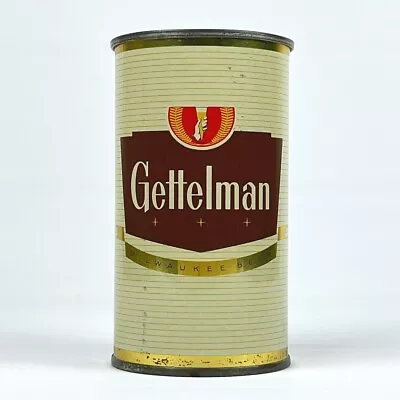 Gettelman 12oz Flat Top Beer Can - Gettelman Div. Of Miller Milwaukee WI • $10