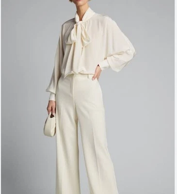 $85 • Buy Zimmerman Batwing Silk Tie Neck Blouse Size 0