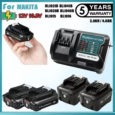 For Makita 12V Battery CXT 10.8V BL1021B BL1020B BL1015 BL1040B BL1041B Charger • $25.80