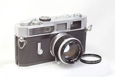 AS IS Canon Model 7 Rangefinder Film Camera + 50mm F/1.8 MF Lens From Japan • $234.77