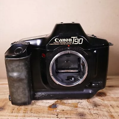 Canon T90 Film SLR Camera Body - For Spares Or Repair • £36.95