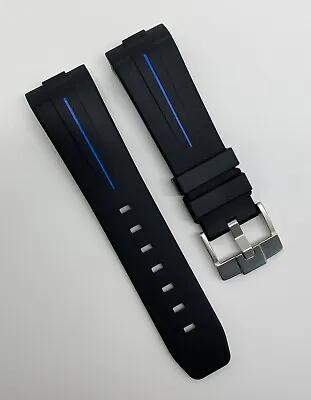 $220 • Buy Authentic Rubber B Panerai Luminor 24mm X 22mm Black Rubber Watch Strap P220 OEM