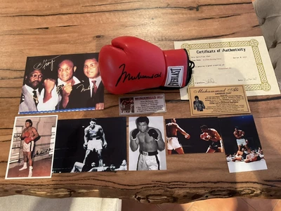 $1500 • Buy Signed Mohammed Ali Boxing Glove
