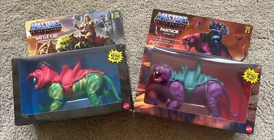 Masters Of The Universe Origins Battle Cat & Panthor-2020 And 2021 Sealed MOTU • $48.99