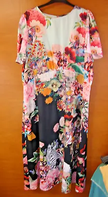 Mary Katrantzou Stunning Floral Maxi Dress Size 24 (UK) *Being Sold For Charity* • $74.66