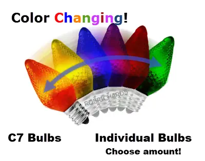 LED - Color Changing Bulbs - Refrigerator - Night Light - Christmas - C7 (E12) • $3.99