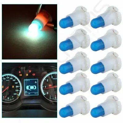 10Pcs T4/T4.2 Neo Wedge Ice Blue Bulb Dash A/C Climate Heater Control Light Lamp • $9.51