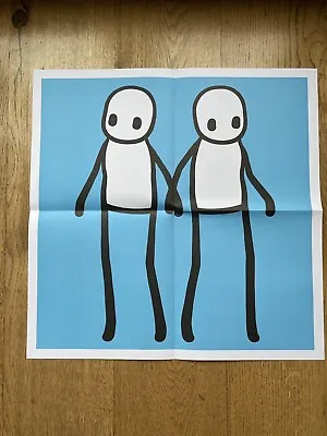 £140 • Buy Stik Holding Hands Blue Hackney Today A1 Condition. Includes Newspaper. Unsigned