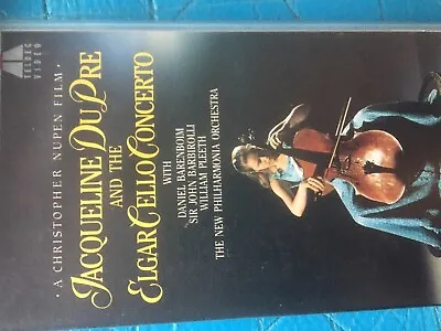 Jacqueline Du Pre And The Elgar Cello Concerto (VHS) • £0.99