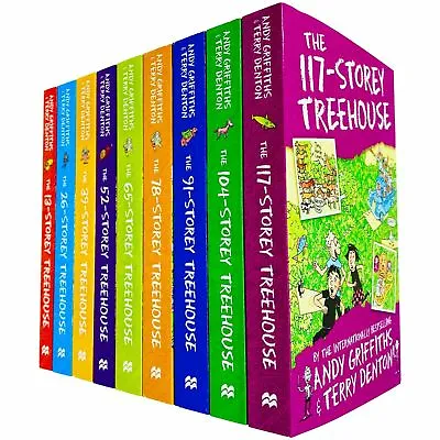 £17.41 • Buy The Treehouse Storey Books 1 - 9 Collection Set By Andy Griffiths & Terry Denton