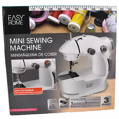 Easy Home 2 Speed Mini Sewing Machine MS-201 W/Foot Pedal AC/DC New • $20