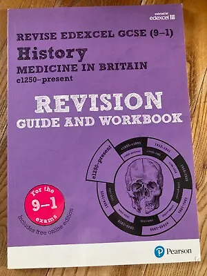 Edexcel GCSE (9-1) History: Medicine In Britain - Revision Guide & Workbook • £4