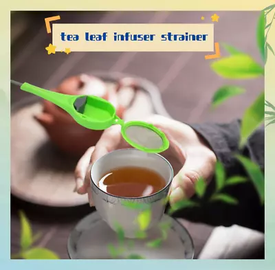 Loose Tea Leaf Infuser Strainer Filter Diffuser Squeeze Silicone Bag • £3.19