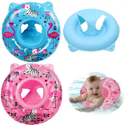 Baby Swimming Ring Inflatable Float Seat Toddler Kid Water Pool Swim • £5.98