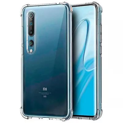 🍎Xiaomi Mi 10 5G/Mi 10 Pro 5G Top Class Shock Proof Clear Case Cover • $14.93